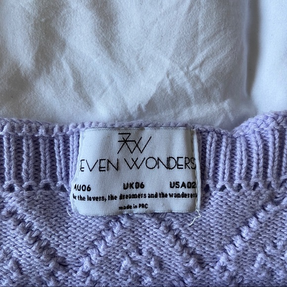 Lilac Knit Dress - Picture 7 of 8